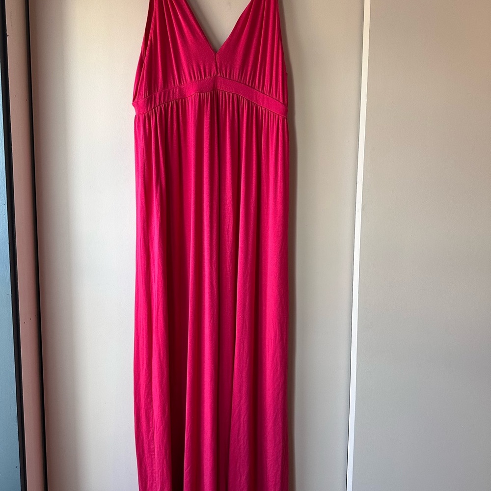 Cielo Vibrant Pink Maxi Dress